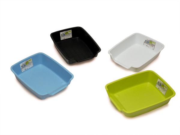 Toilette für Kaninchen und Meerschweinchen grün und weiss